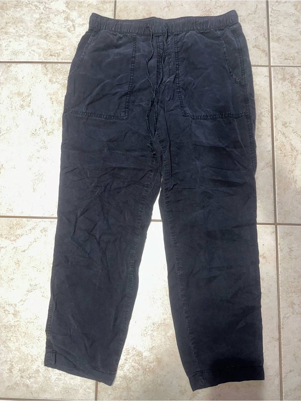 Sanctuary Women’s Medium Charcoal Gray Pull On Tapered Pants Relaxed Fit